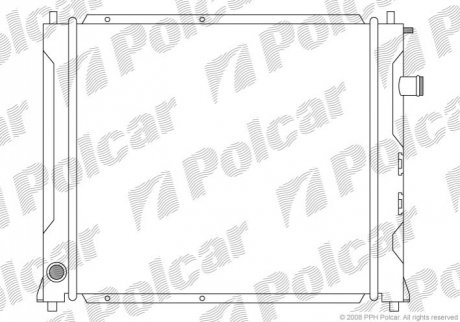 Радиатор охлаждения Polcar 6320081