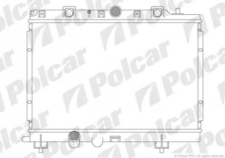 Радіатори охолодження Polcar 632508-2