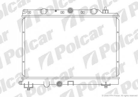 Радіатор охолодження Polcar 6340082 (фото 1)