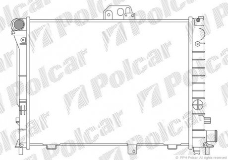 Радиаторы охлаждения Polcar 652008-3