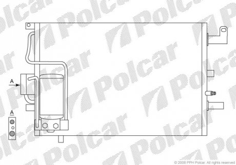 Радіатори кондиціонера Polcar 6522K8C1