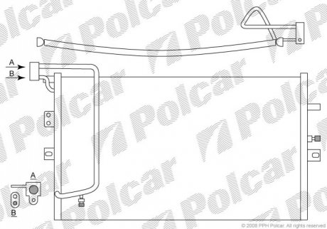 Радіатори кондиціонера Polcar 6523K8C1