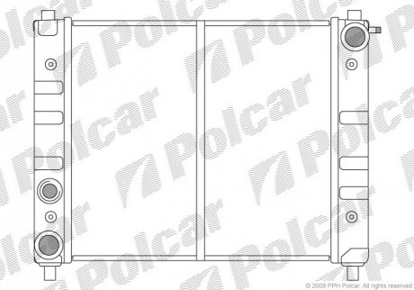 Радіатори охолодження Polcar 671108-0