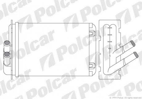 Радиаторы обогрева Polcar 6712N8-1