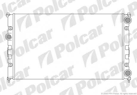 Радиаторы охлаждения Polcar 671308-3 (фото 1)