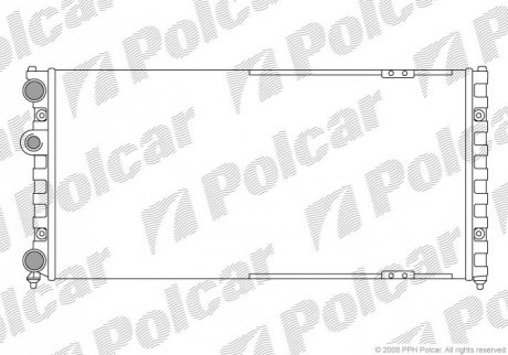 Радиаторы охлаждения Polcar 671308-5