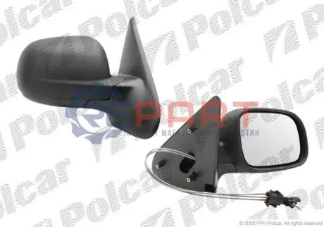 Дзеркало зовнішнє правий Polcar 6714521M