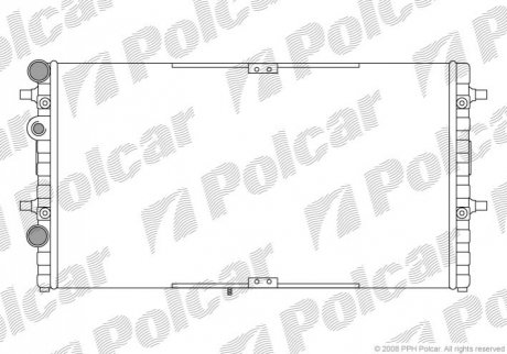 Радиаторы охлаждения Polcar 671608A1 (фото 1)