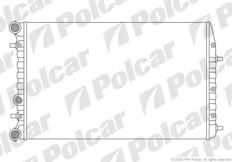 Радіатор охолодження Polcar 6913083