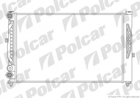 Радіатори охолодження Polcar 692508B1