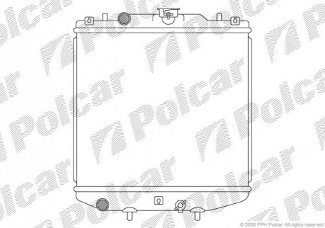 Радіатори охолодження Polcar 741108-1 (фото 1)