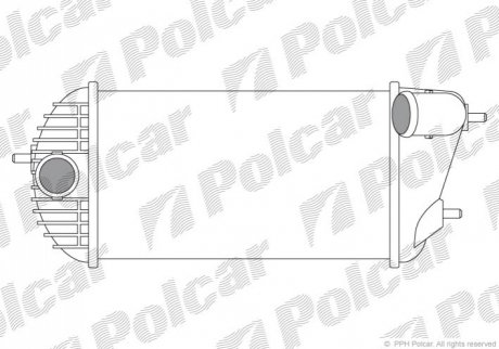 Радиаторы воздуха (Интеркулеры) Polcar 7415J8-1 (фото 1)