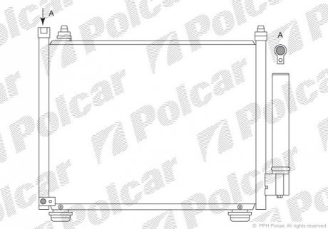 Радіатори кондиціонера Polcar 7420K8C2