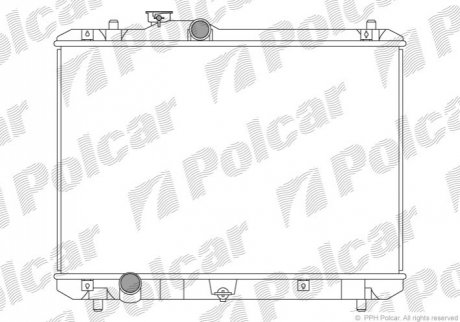 Радиатор охлаждения - 742308-1 (1770063J00) Polcar 7423081