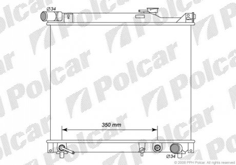 Радиаторы охлаждения Polcar 742408-5 (фото 1)