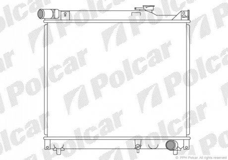 Радиаторы охлаждения Polcar 742408-8 (фото 1)