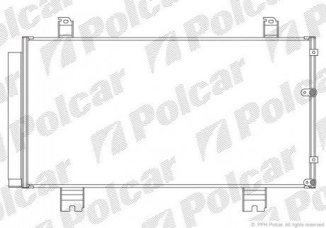 Радиаторы кондиционера Polcar 8011K81K