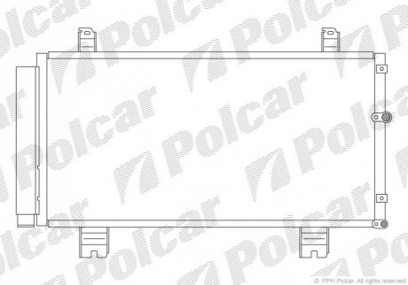 Радиаторы кондиционера Polcar 8011K8C1