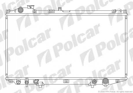 Радіатор охолодження Polcar 802108-1