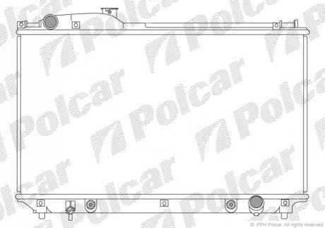 Радіатор охолодження Polcar 804208-1