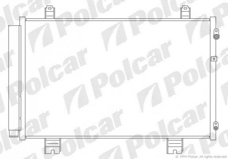 Радиаторы кондиционера Polcar 8044K8C1