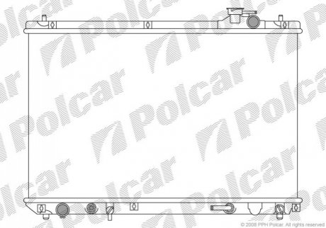 Радіатор охолодження Polcar 806008-1