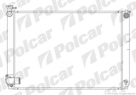 Радиаторы охлаждения Polcar 806108-4 (фото 1)