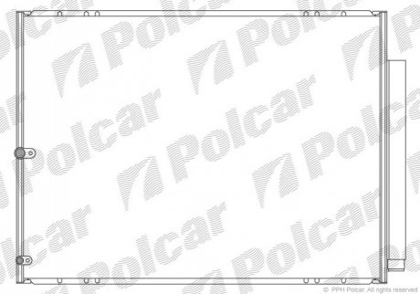 Радіатор кондиціонера Polcar 8061K81K