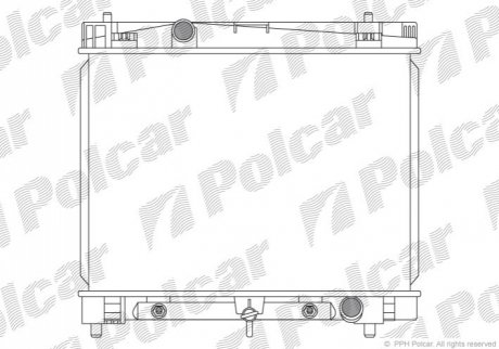 Радіатор охолодження Polcar 810508-2 (фото 1)