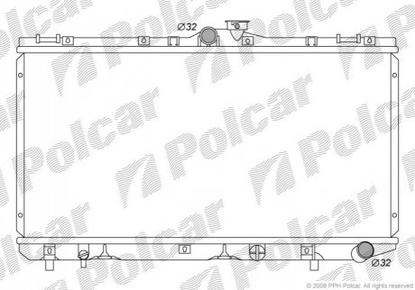 Радиаторы охлаждения Polcar 811008-3 (фото 1)
