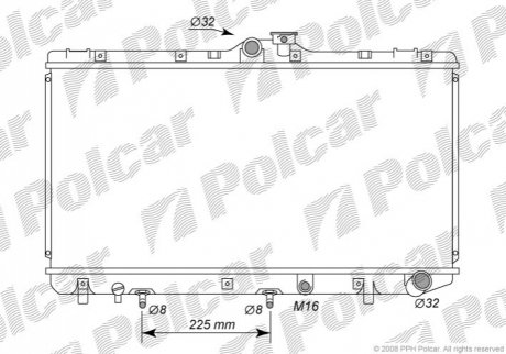 Радіатори охолодження Polcar 811008-4