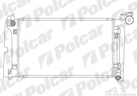 Радиаторы охлаждения Polcar 811308-1 (фото 1)