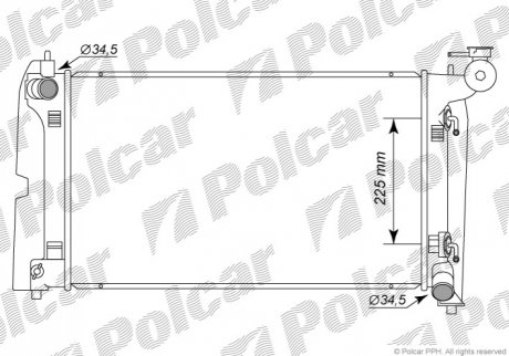 Радиаторы охлаждения Polcar 811308-5
