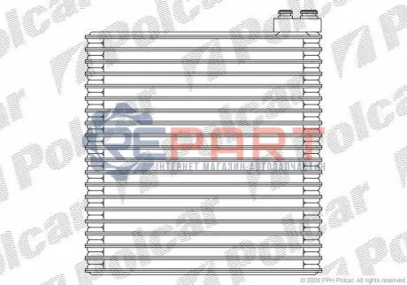 Випарник кондиціонера Polcar 8114P8-1 Купити в Україні
