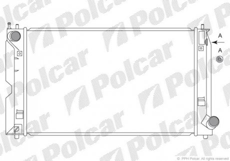 Радиаторы охлаждения Polcar 812508-4