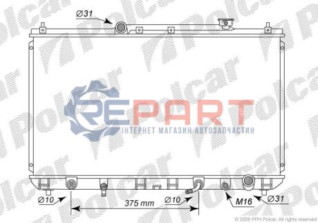 Радиаторы охлаждения Polcar 8135082K