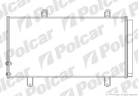 Радиаторы кондиционера Polcar 8138K81K