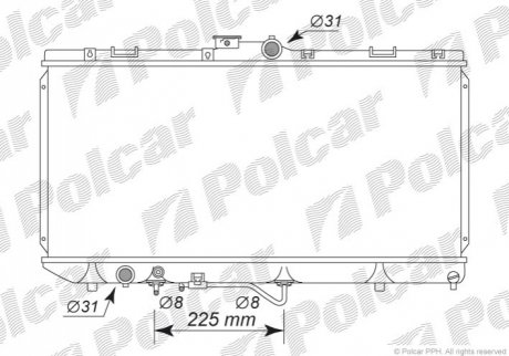 Радиаторы охлаждения Polcar 814008-2