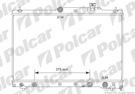 Радиаторы охлаждения Polcar 815108-1 (фото 1)