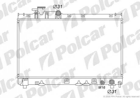 Радиаторы охлаждения Polcar 8156081K