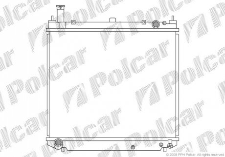 Радіатори охолодження Polcar 816508-3 (фото 1)