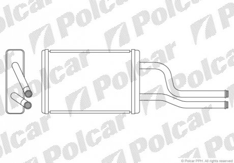 Радиаторы обогрева Polcar 8166N8-1 (фото 1)