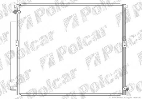 Радіатор кондиціонера Polcar 8178K82K (фото 1)