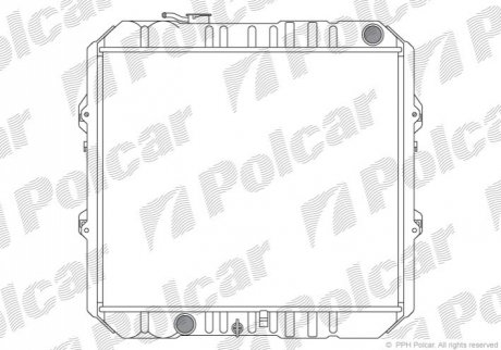 Радиаторы охлаждения Polcar 818008-1