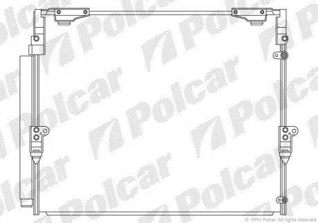 Радиаторы кондиционера Polcar 8184K81K