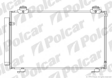 Радиаторы кондиционера Polcar 8186K82K