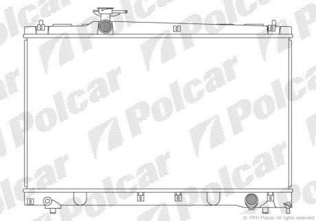 Радиаторы охлаждения Polcar 818708-2 (фото 1)