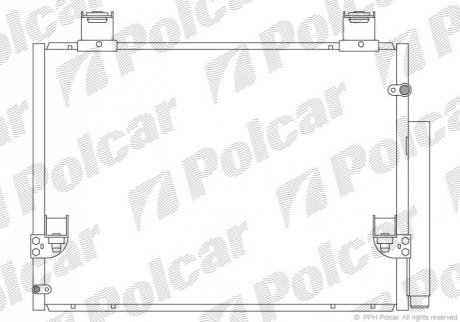 Радиаторы кондиционера Polcar 8192K82K