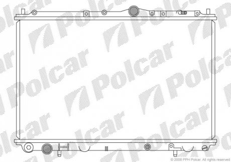 Радиатор охлаждения - 904008-1 (8602065) Polcar 9040081