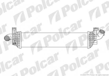 Радіатор повітря (Інтеркулер) Polcar 9042J81 (фото 1)